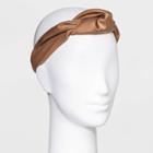 Satin Knot Headwrap - A New Day Tan
