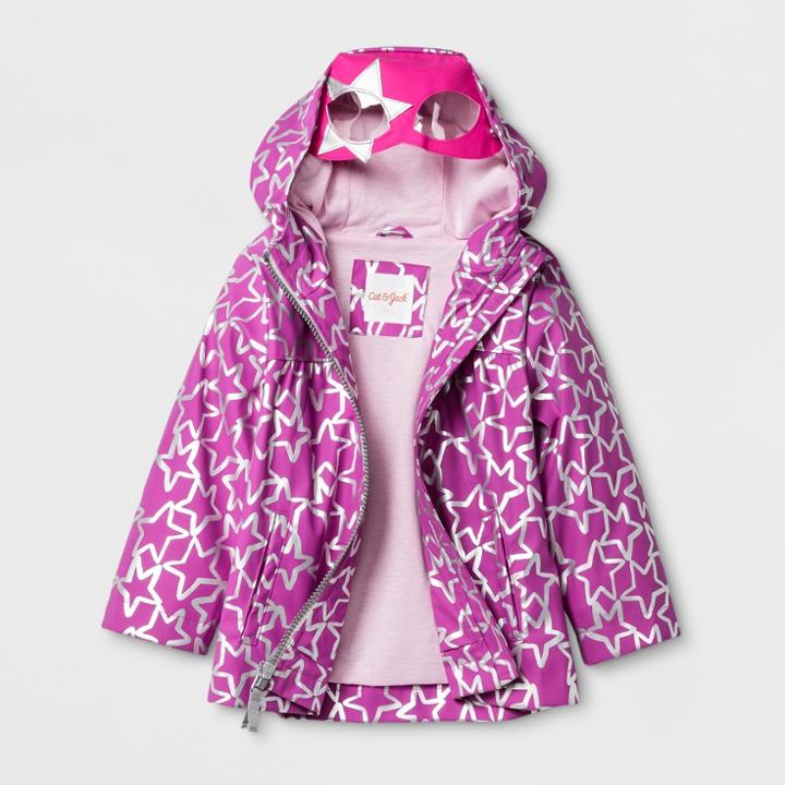 Toddler Girls' Rain Jacket Cat & Jack Purple