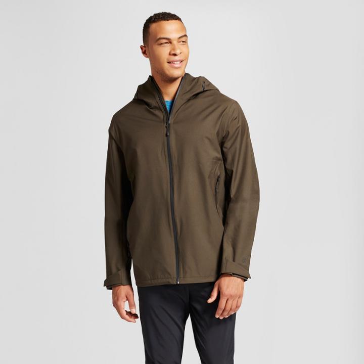 Men's Big Softshell Waterproof Jacket - C9 Champion Viridian Olive Xxxl