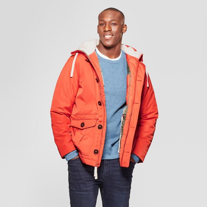 Men's Parka Jacket - Goodfellow & Co Orange