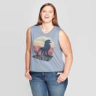 Target Women's The Lion King Plus Size Graphic Tank Top (juniors') - Blue