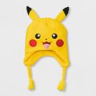 Boys' Pokemon Pikachu Cold Weather Hat - Yellow