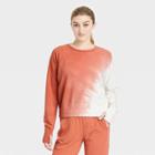 Women's French Terry Pullover - Joylab Red Tie Dye