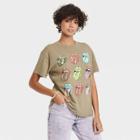 Women's The Rolling Stones Multi Logo Short Sleeve Graphic T-shirt - Green