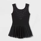 Girls' Dancewear Tank Leotard With Skirt - Cat & Jack Black