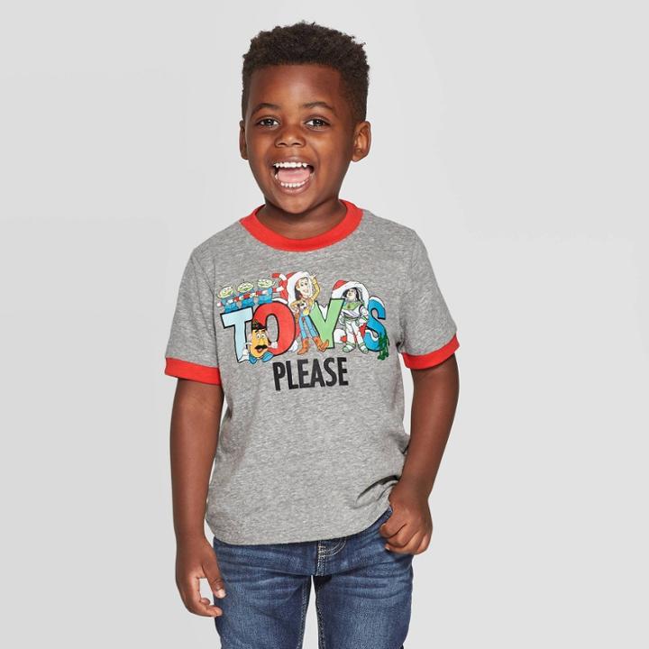 Toddler Girls' Toy Story T-shirt - Heather Gray