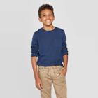 Boys' Long Sleeve Cozy Pullover - Cat & Jack Navy Xl, Boy's, Blue