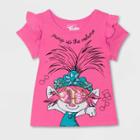 Universal Petitetoddler Boys' Short Sleeve Trolls Poppy T-shirt Top And Bottom Set - Pink