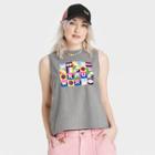 No Brand Pride Adult What A Colorful World Tank Top - Heather Gray