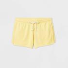 Women's Plus Size Fleece Lounge Shorts - Universal Thread Yellow 1x, Women's,