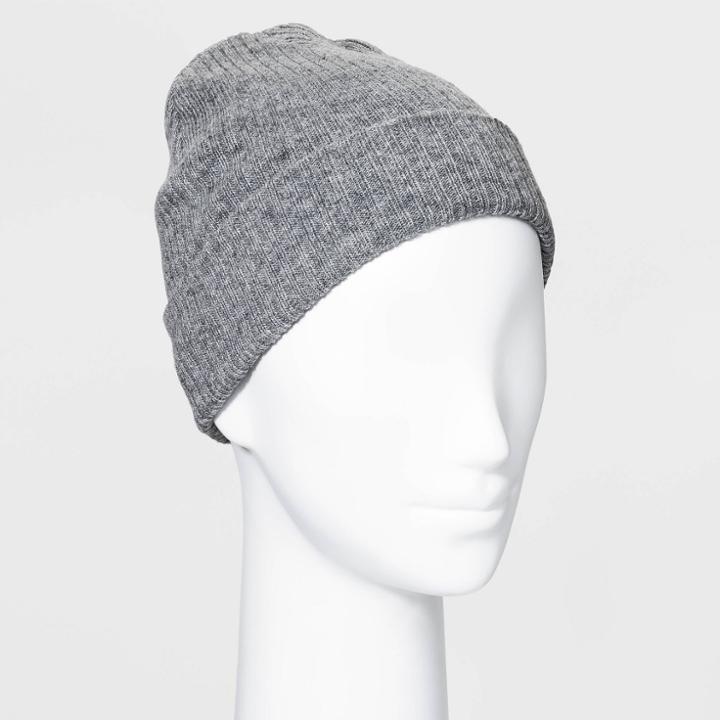 Women's Knit Beanie - Wild Fable Heather Gray