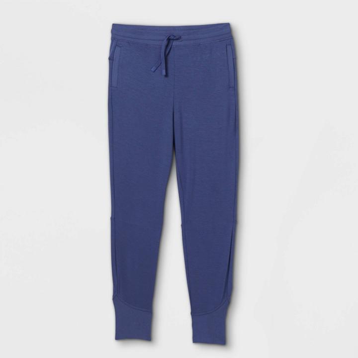 Girls' Soft Fleece Jogger Pants - All In Motion Grape