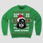 Men's Star Wars Vader Stitchmas Sweatshirt - Green
