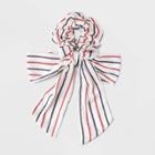 No Brand Americana Stripe Print With Bow Hair Twister