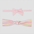 Baby Girls' 2pk Rainbow Headwrap - Just One You Made By Carter's