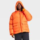 Men's Big & Tall Short Puffer Jacket - All In Motion Orange