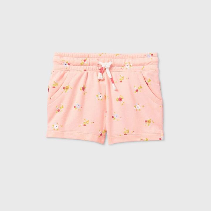 Toddler Girls' Knit Pull-on Shorts - Cat & Jack Pink