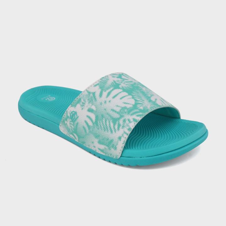 Girls' Mallie Slide Sandals - C9 Champion Turq