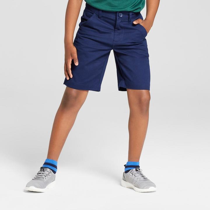 Boys' Chino Uniform Shorts - Cat & Jack Navy (blue)