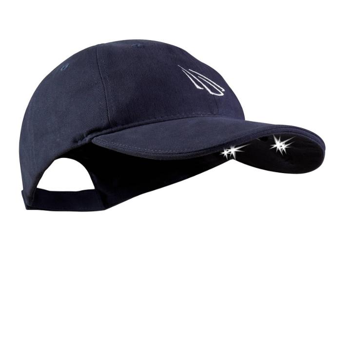 Powercap 4 Led Unstructured Cotton Hat - Navy