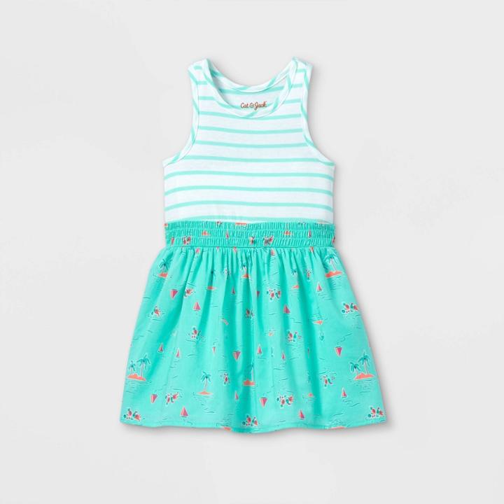 Toddler Girls' Tropical Tank Dress - Cat & Jack