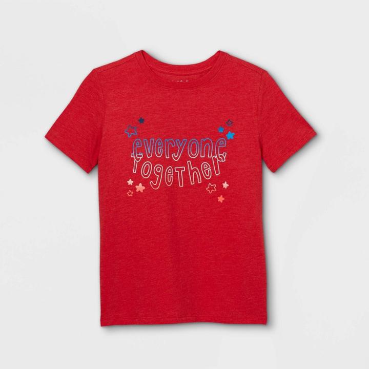 Boys' Graphic Short Sleeve T-shirt - Cat & Jack Bright Red