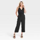 Women's Sleeveless Jumpsuit - Universal Thread Black