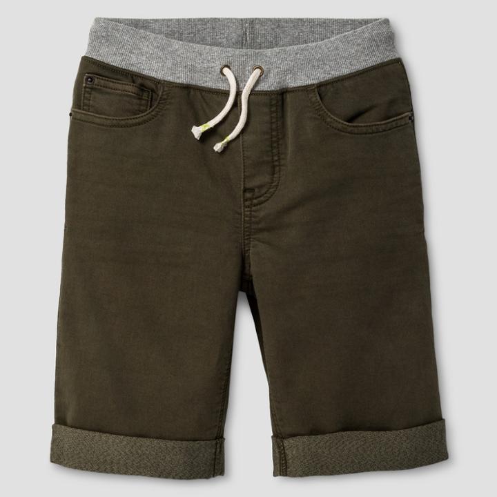 Boys' Jean Shorts - Cat & Jack Green Olive