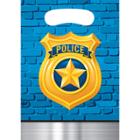 8ct Creative Converting Police Party Favor Bags,