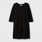 Girls' Crochet Dress - Cat & Jack Black