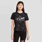 Zoe+liv Women's Skeleton I'm Literally Dead Halloween Short Sleeve Graphic T-shirt - Black