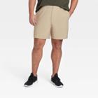 Men's Big & Tall Hybrid Shorts - All In Motion Khaki