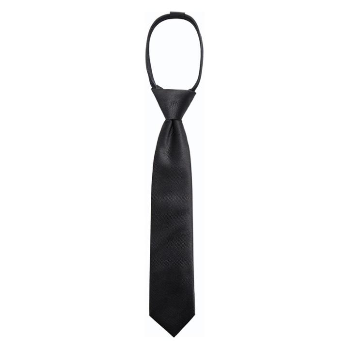 Boys' Woven Zip Necktie - Cat & Jack Black S/m, Boy's, Size:
