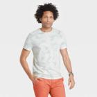 Men's Tie-dye Standard Fit Crewneck T-shirt - Goodfellow & Co Hedge Green