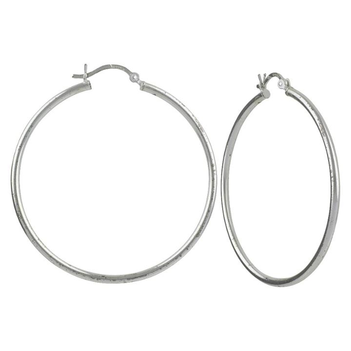 Target Sterling Silver Hoop Earring -