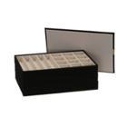 Household Essentials 3pc Stacking Jewelry Trays Black