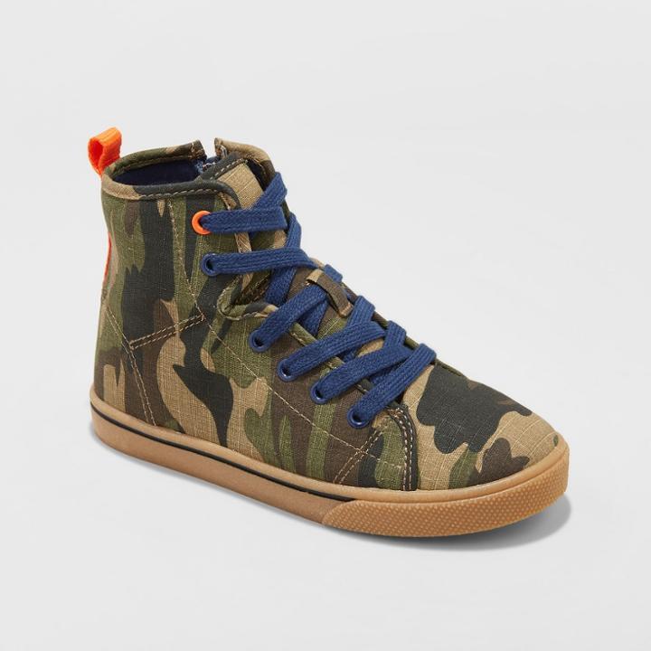 Boys' Melvin Cameo Sneakers - Cat & Jack Brown