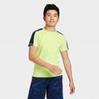 Petiteboys' Short Sleeve Soft Gym T-shirt - All In Motion Lime Yellow Xs, Boy's, Green Yellow