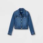 Girls' Jean Jacket - Cat & Jack Medium Wash Xs,