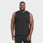 Men's Big Sleeveless Performance T-shirt - All In Motion Onyx Black