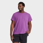 Men's Big & Tall Short Sleeve T-shirt - All In Motion Purple Xxxl