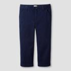 Girls' Capri Uniform Chino Pants - Cat & Jack Navy (blue)