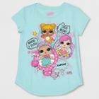Target Girls' L.o.l. Surprise! Mermaid Short Sleeve T-shirt - Blue