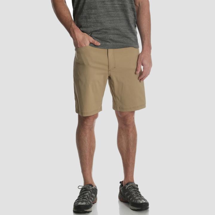 Wrangler Men's 9 Outdoor Utility Shorts - Fawn