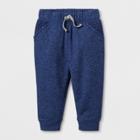 Baby Boys' French Terry Jogger Pants - Cat & Jack Navy