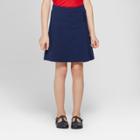 Girls' Knit Uniform Scooter - Cat & Jack Navy (blue)