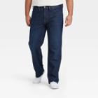 Men's Big & Tall Straight Fit Jeans - Goodfellow & Co Dark Blue