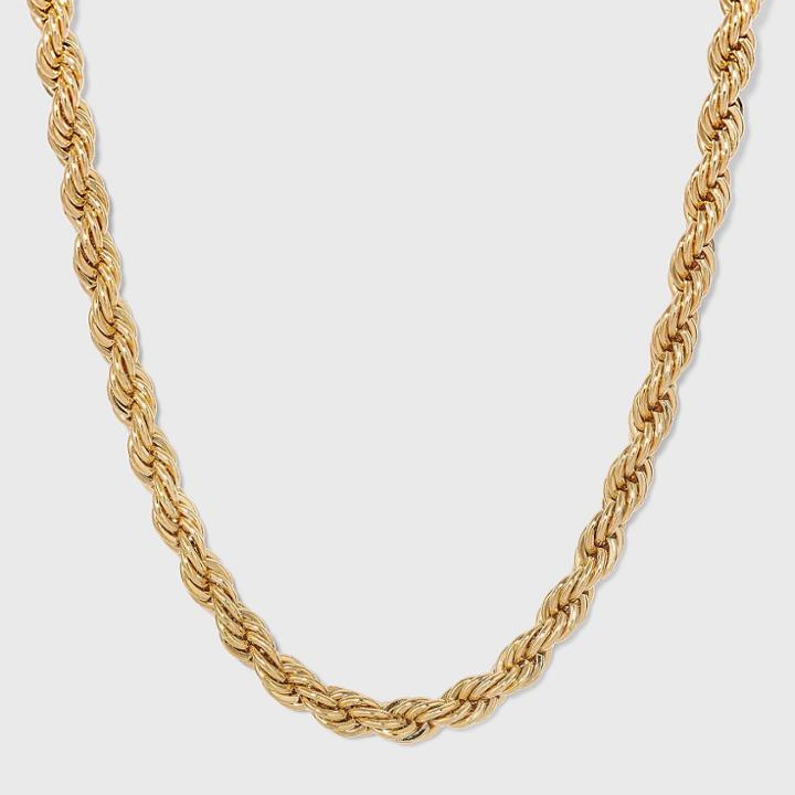 Gold Twisted Necklace - A New Day Gold