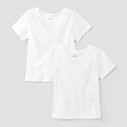 Toddler 2pk Adaptive Short Sleeve T-shirt - Cat & Jack White/white