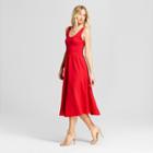 Women's Flowy Tank Midi Dress - Who What Wear Red